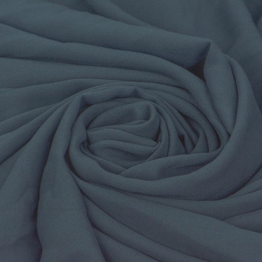 Voal Georgette - Gri antracit perlat