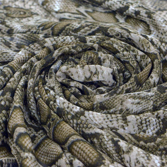 Voal imprimat - Imprimeu sarpe