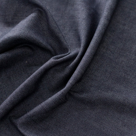 Blug (denim) Albastru Inchis usor elastic 2