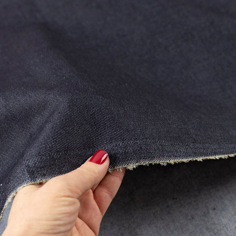 Blug (denim) Bleumarin Inchis elastic