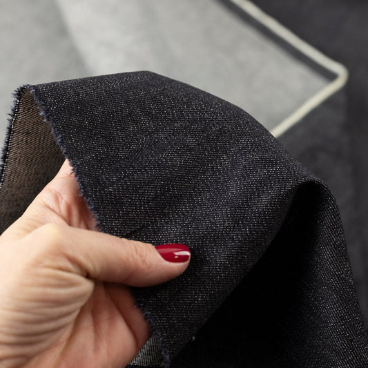 Blug (denim) Gri Inchis elastic 2