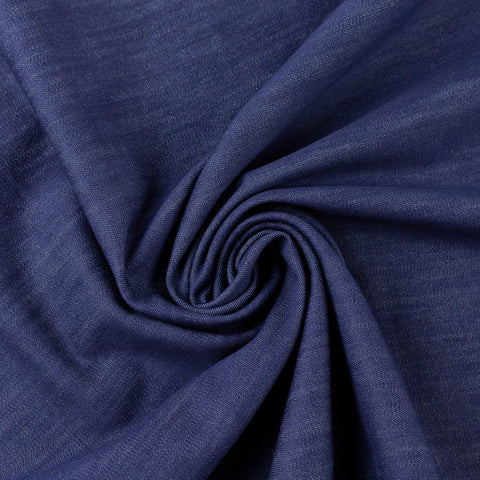 Blug (denim) albastru indigo elastic