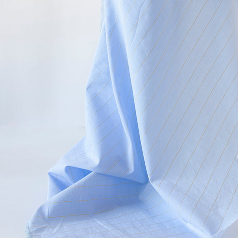 Bumbac Bleu cu Fir Metalic