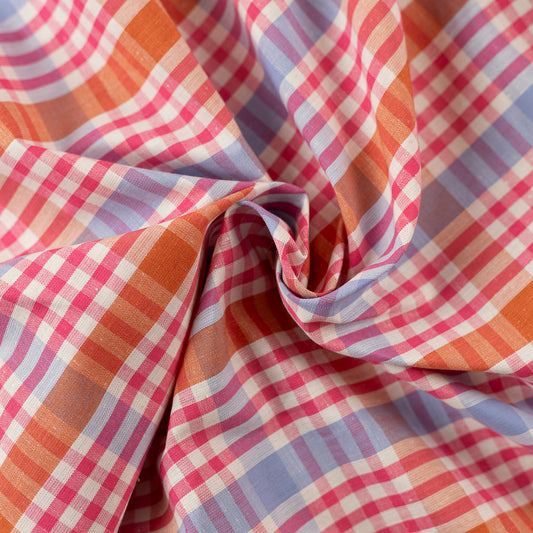 Pachet 21 metri Bumbac camasi cu carouri