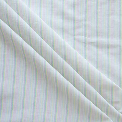 Bumbac cu dungi multicolore