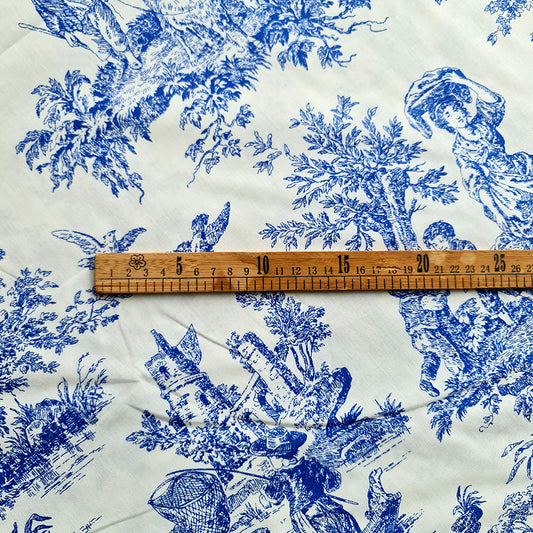 Bumbac lenjerie de pat Desen Albastru