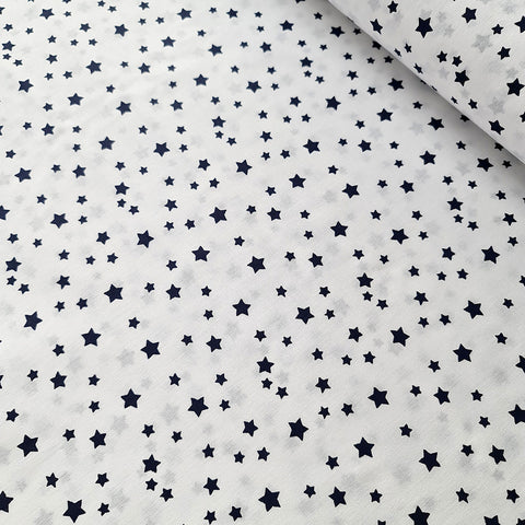 Bumbac lenjerie de pat imprimat stelute 240 cm