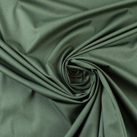 Bumbac verde elastic - camasi, bluze, rochii