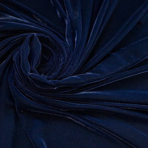 Catifea Matase Albastru Indigo