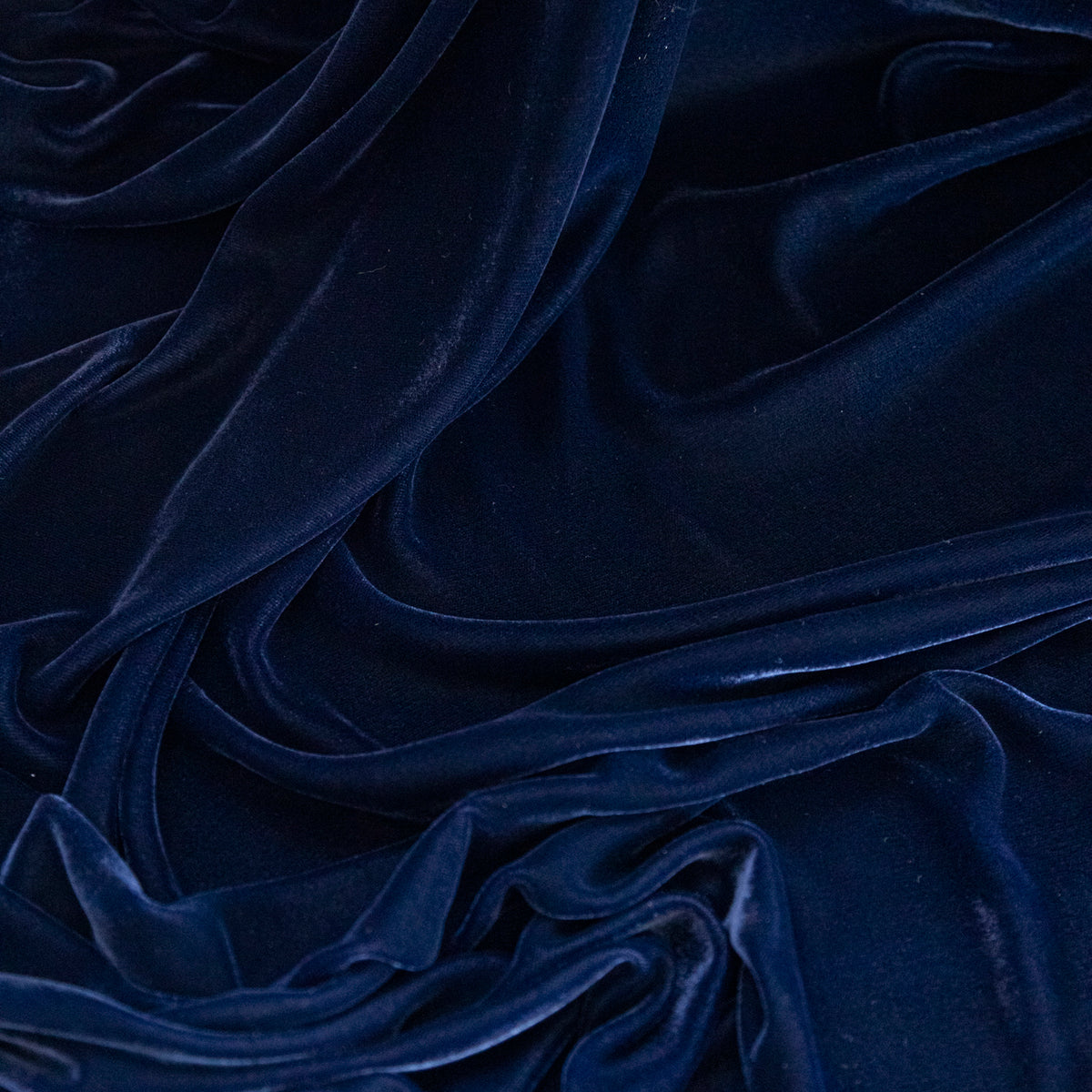 Catifea Matase Albastru Indigo
