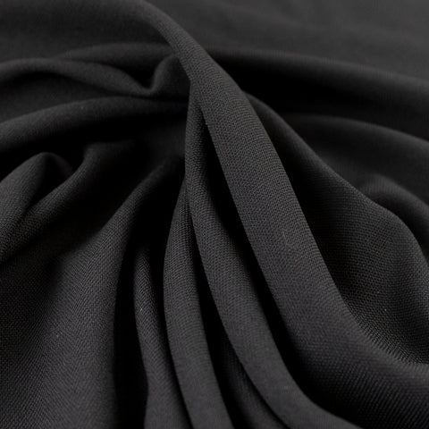 Stofita neagra elastica (rochii, costume, pantaloni)