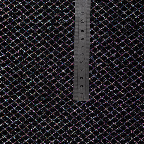 Lurex Negru cu Sclipici