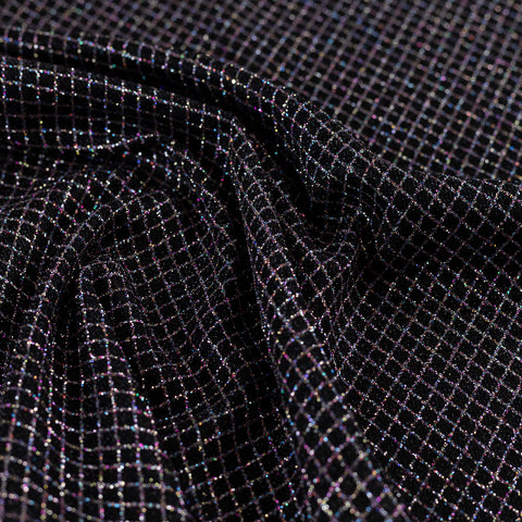 Lurex Negru cu Sclipici