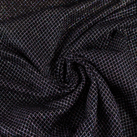 Lurex Negru cu Sclipici
