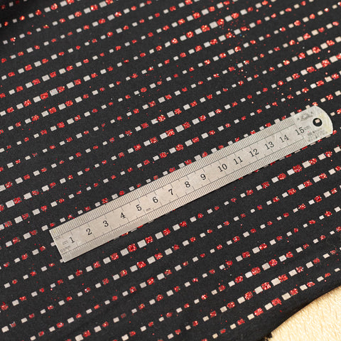 Pachet 11 metri Lycra cu sclipici