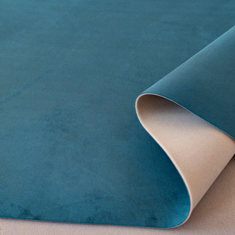 Material Tapitat Auto Albastru Tip Alcantara