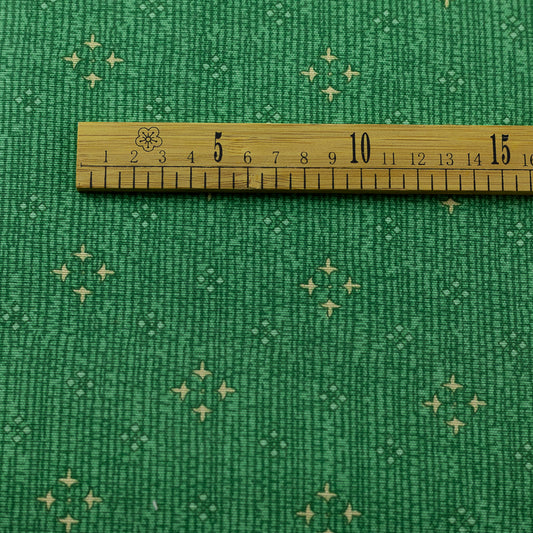 Material pentru fata de masa Verde cu stelute