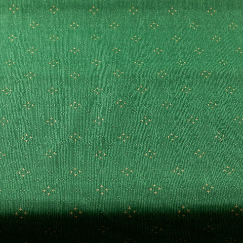 Material pentru fata de masa Verde cu stelute