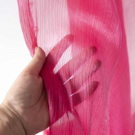 Organza Ciclam Texturata