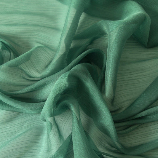 Organza Verde Texturata