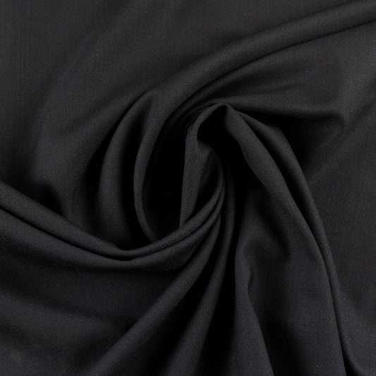Pachet 10 metri stofita elastica neagra cu Lana