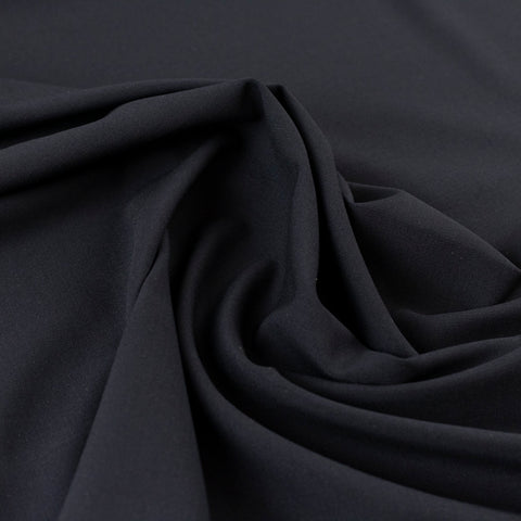 Pachet 11 metri stofita neagra subtire cu lana