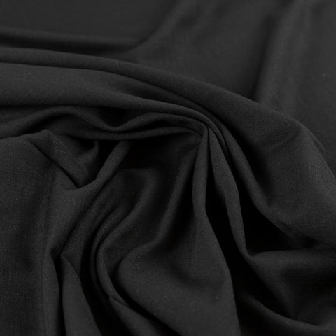 Pachet 13 metri bumbac elastic negru (camasi, rochii)