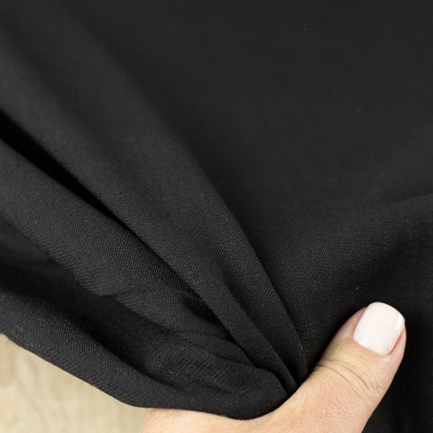 Pachet 13 metri bumbac elastic negru (camasi, rochii)
