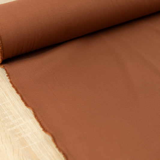 Pachet 14 metri stofita elastica maro cu bumbac