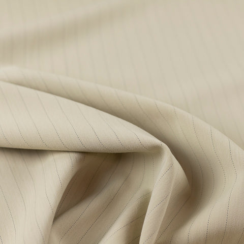 Pachet 15 metri stofita crem cu dungute