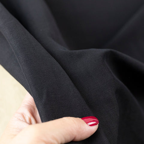 Pachet 16 metri tesatura elastica neagra (camasi, rochii)