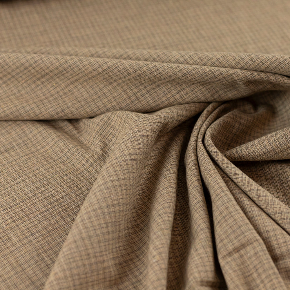 Pachet 18 metri bumbac maro (camasi, rochii, bluze)