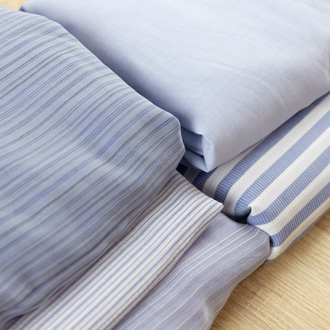 Pachet 5 cupoane (28 m) Bumbac Bleu Camasi, Bluze
