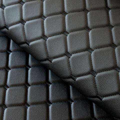 Piele Ecologica cu Burete Neagra cu Cusatura Neagra