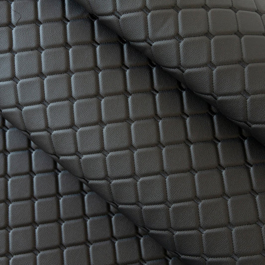 Piele Ecologica cu Burete Neagra cu Cusatura Neagra