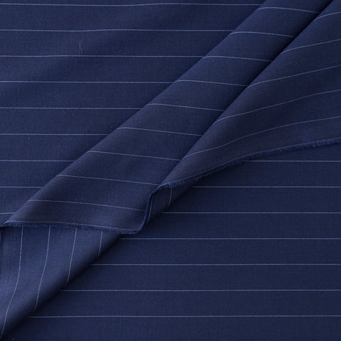 Stofa Costume Bleumarin cu Dungi