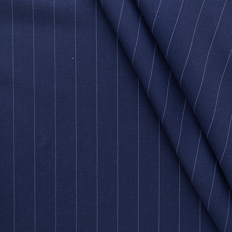 Stofa Costume Bleumarin cu Dungi