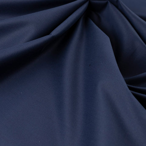 Stofita Bumbac elastica bleumarin (costume, rochii)