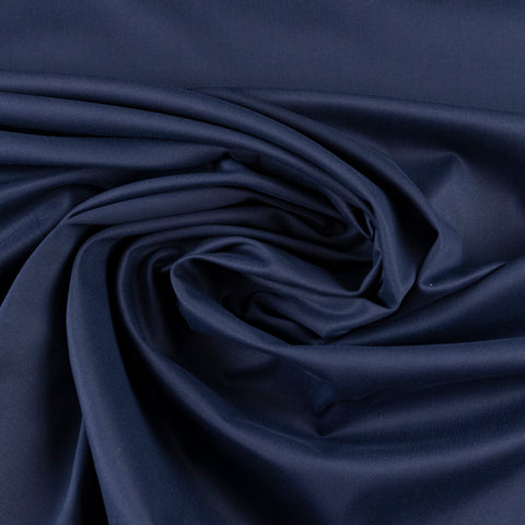 Stofita Bumbac elastica bleumarin (costume, rochii)