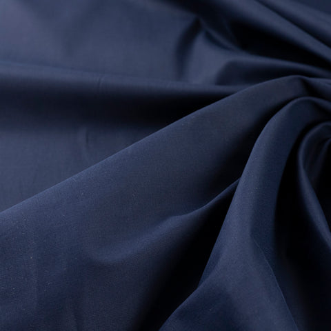 Stofita Bumbac elastica bleumarin (costume, rochii)