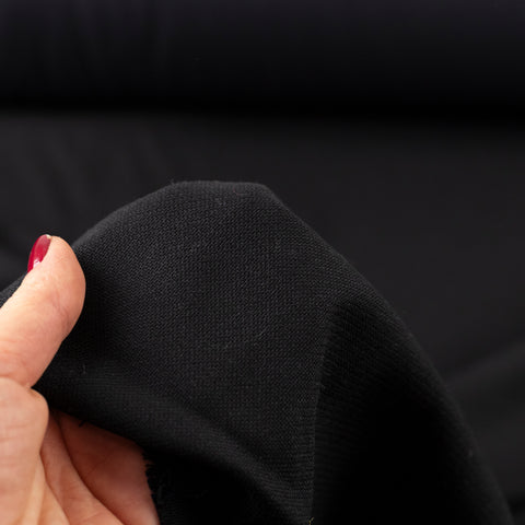 Stofita Neagra cu lana (costume,rochii)