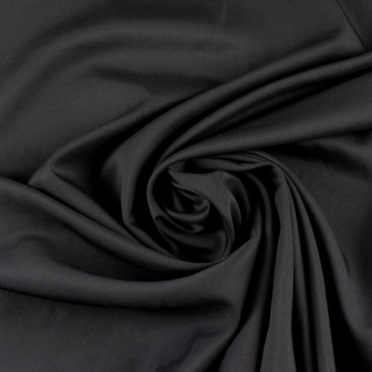 Stofita fina neagra (costume, rochii)