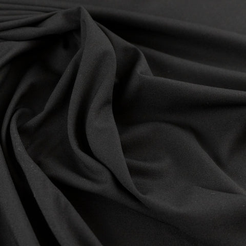 Stofita neagra elastica cu lana (rochii, costume)