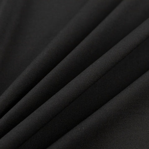 Stofita neagra elastica cu lana (rochii, costume)