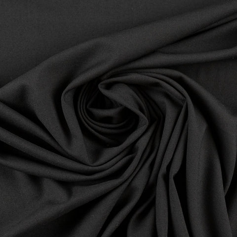 Stofita neagra elastica cu lana (rochii, costume)