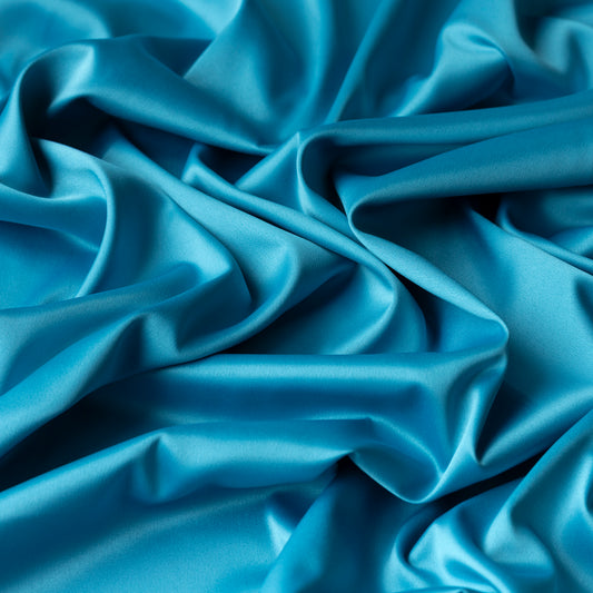 Tafta Premium albastru turcoaz elastica