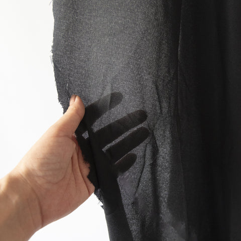 Termocolant Negru cu Insertie pe Pânza Latime 150 cm, 100gr/mp