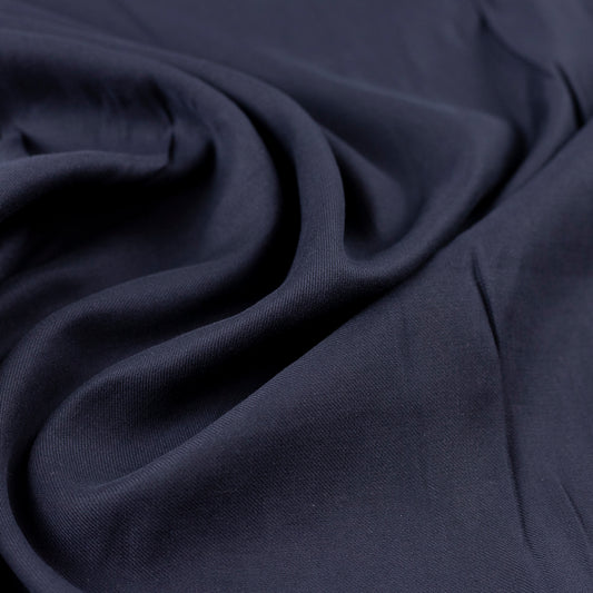 Tesatura Bumbac si Matase bleumarin