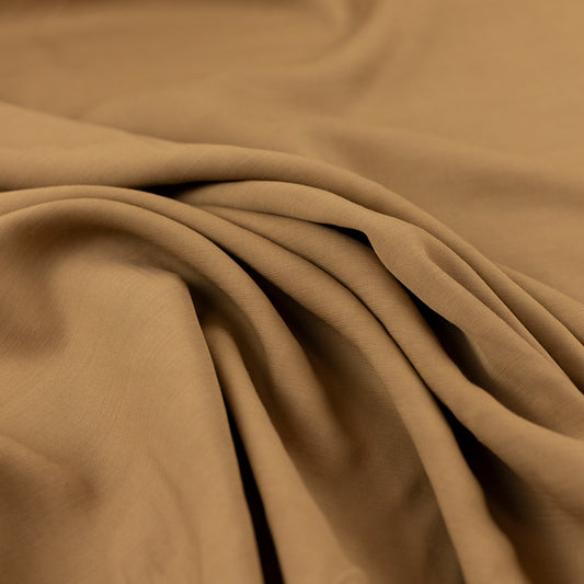 Tesatura bumbac si matase camel