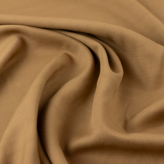Tesatura bumbac si matase camel